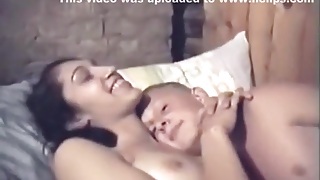 Anal sex on the bed